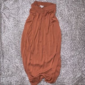 Rust Maxi Skirt